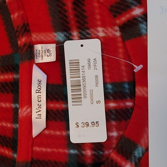 la Vie en Rose 2-Piece Micro Polar Fleece PJ Gift Set - Picture 4 of 5